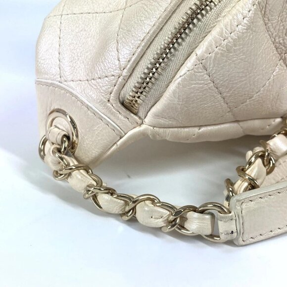 CHANEL AS0556 Waist Pouch 2WAY Hand Bag CC Matelasse Belt Bag Cross body bag - Picture 9 of 16